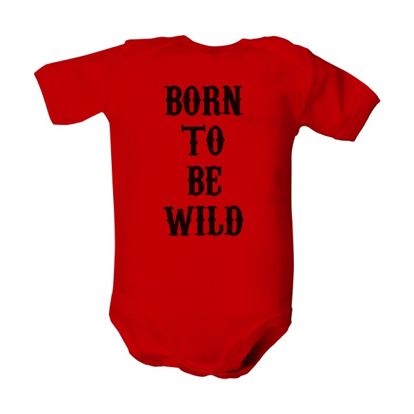 Dětské body  s potiskem Born to be wild