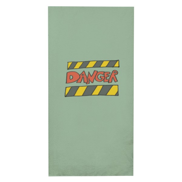 Nákrčník/bandana s potiskem Danger