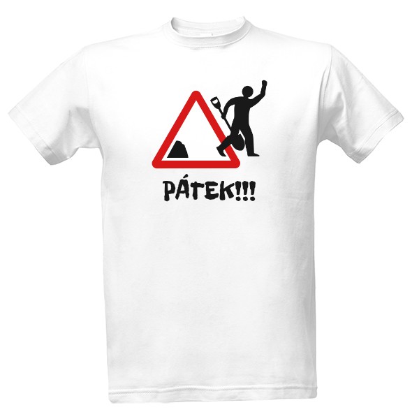 Tričko s potiskem Tričko pátek